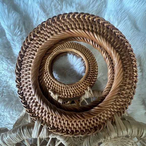 Cult Gaia Stella Small Raffia Tote Bag - Picture 3 of 10